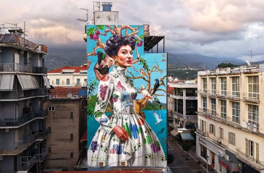 Παγκόσμια πρωτιά για την Καλαμάτα με την τοιχογραφία της Μαρίας Κάλλας