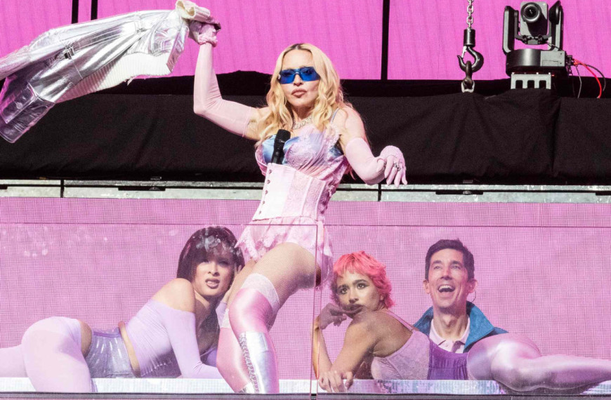 Η Madonna “έκλεισε” το Times Square με εκρηκτικό show για το νέο της άλμπουμ